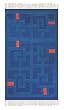 Wool rug, 'Maya Sea' (4x7) Wool rug, 'Maya Sea' (4x7)