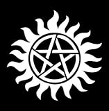 Supernatural Anti-Possession Seal Vinyl Die Cut Decal Sticker 5" White Supernatural Anti-Possession Seal Vinyl Die Cut Decal Sticker 5" White