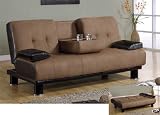 New Micro Fiber Adjustable Futon Sofa Bed, #BM-JF342