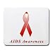 AIDS Awareness Ribbon Mouse Pad