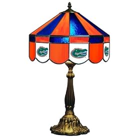 Stained Glass Table Lamp 16 University of Florida Gators