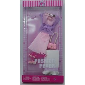 Barbie Fashion Fever Party Clothes and Accessories - Pink by Barbie