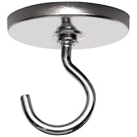 OOK 54451 Magnetic Hooks, Nickel, 4-Count