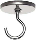 OOK 54451 Magnetic Hooks, Nickel, 4-Count