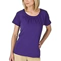 Merona® Short-Sleeve Relaxed Fit Raglan Top - Grape Magic