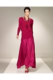 Newport Ankle-length shantung skirt