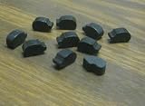 Maydaygames - Pions - Set de 10 Cochons en Bois Noir
