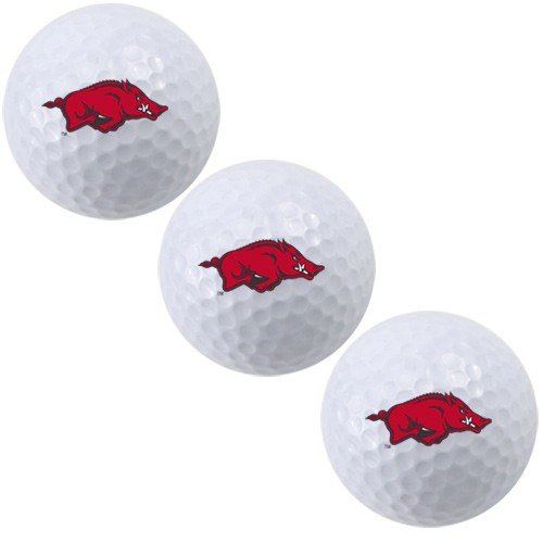 Nike Arkansas Razorbacks 3-pack Of Golf Balls
