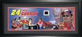 Jeff Gordon - Career Highlights - Framed Unsigned Panoramic Photograph with Race Used Tire