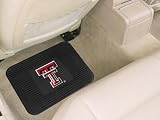 Texas Tech Red Raiders 2 Piece Heavy Duty Vinyl Utility Rear Car Floor Mats
