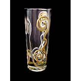 Bellissimo SHTR-4197 Hand Painted Victorian Bride Design 1.5 oz. Collectible Shooter Glass