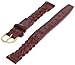 Timex Women's Q7B857 Woven Leather 13mm Brown Replacement Watchband