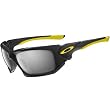 Oakley Scalpel Men's Special Editions Livestrong Race Wear Sunglasses w/ Free B&F Heart Sticker Bundle - Polished Black/Black Iridium
