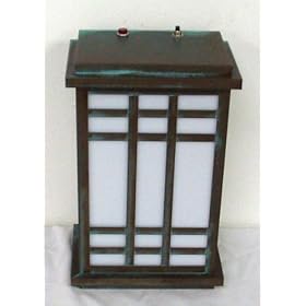 Verde Emergency Outdoor Wall Lantern