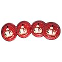 Sledding Snowman Pasta Bowl Set of 4 - Assorted (9.25")