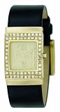 DKNY Ladies Brown Leather Strap Watch With Gold Dial