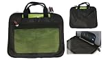 Green Laptop Case for 10 inch Samsung NC10-14GB, NC110-A02, N230 Series N230-11 Netbook + An Ekatomi Hook.