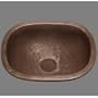 Bates and Bates Sinks Z1014T Bates and Bates Zelda Small Roval Lavatory Bar Sink Z Copper
