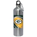 NFL Green Bay Packers Stainless Steel Water Bottle - Silver (750 ml)