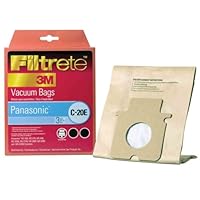 Filtrete Panasonic C-20E MicroAllergen, 3 Bags Per Pack