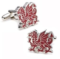 Welsh Dragon Cufflinks - Specialty Formal Wear - Cufflinks