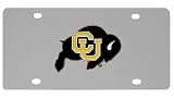 Colorado Golden Buffaloes Logo License Plate - NCAA College Athletics Fan Shop Accessories