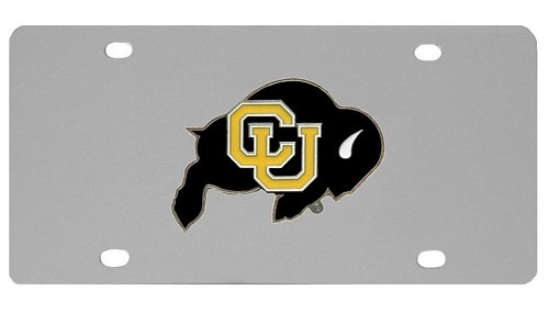 Buy Colorado Golden Buffaloes Logo License Plate - NCAA College Athletics Fan Shop Accessories by Bergamot