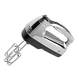 Kalorik HM-15248 200-Watt Chrome Hand Mixer, Chrome/Black