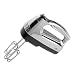 Kalorik HM-15248 200-Watt Chrome Hand Mixer, Chrome/Black