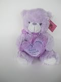 Mothers Day Gift for Mom & Grandma on Mothers Day Beautiful Purple/ Lavender Teddy Bear with Heart