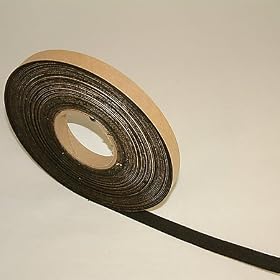 JVCC FELT-06 Polyester Felt Tape (1mm thick felt): 3/4 in. x 25 yds. (Black)