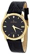 Le Chateau #7071-MG1 Men's Elegant Slim Leather Strap Watch