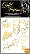 Skin Art Gold Temporary Tattoos Kit