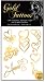 Skin Art Gold Temporary Tattoos Kit
