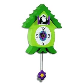 HeadsUp Design MooCoo Clock, Cuckoo Type Clock, Cow Character
