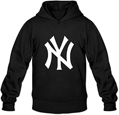 HAGB3K Men New York Yankees Hoodies XXL Black