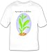T-shirt with plant, aquarium