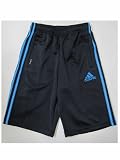 adidas(アディダス)Boys adi-V Ⅱ ウォームアップハーフパンツダークネイビー/プール_130