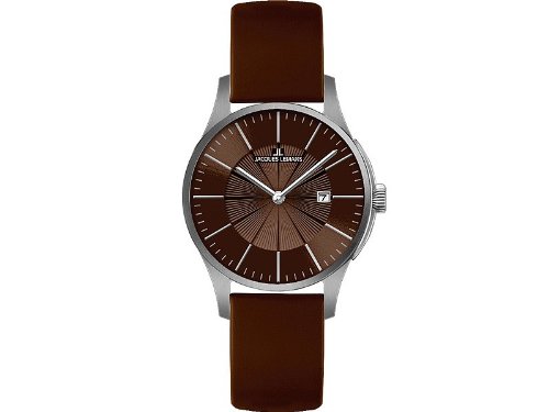 Jacques Lemans Classic Herren-Armbanduhr XL London Analog Leder 1-1461ZA