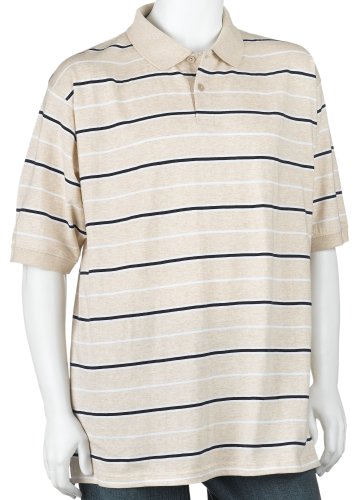 Buy Dawson and Brooks Men's Yarn Dyed Jersey Striped Polo, Oatmeal Heather, Medium online at Discounted New and Used prices. Delivered to your door with Off-The-Bookshelf.