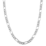 Sterling Silver 5-mm Figaro Link Chain (20 Inch)