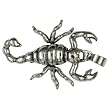 Moveable Scorpion -Sterling Silver Pendant Necklace