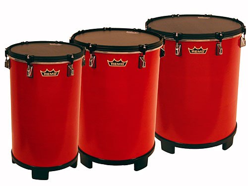 Remo 12" x 21" Bahia Bass Drum, Gypsy Red