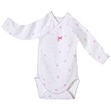 Petit Bateau Floral Kimono Bodysuit for Baby Girl