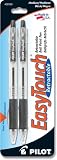 Pilot Easytouch retractables Ball Point Pen, Black, Medium Point, 2-Pack (32260)