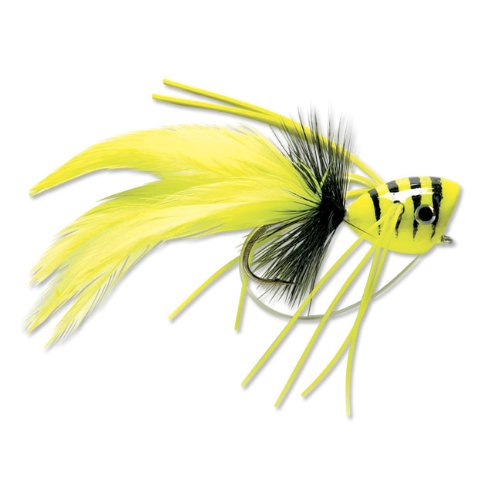 Orvis Bass Popper, Chartreuse, 1/0