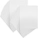 US Art Supply Art Mats Brand Premier High Quality Acid-Free Pre-Cut 5x7 inch White Picture Mat Matte Sets. Includes a Pack of 50 White Core Bevel Cut Mattes for 4x6 Photos, Pack of 50 Backers & Pack of 50 Crystal Clear Plastic Sleeves Bags.