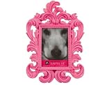 Kitchen & Housewares : Present Time Photoframe Kitsch Poly resin holds 1 photo of 10 x 15cm pink