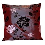 Bournville Cushion Cover (Burgundy), 46cm x 46cm