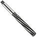 Chicago Latrobe 420S High-Speed Steel Hand Reamer, Left Hand Spiral Flute, Straight Shank, Uncoated (Bright) Finish